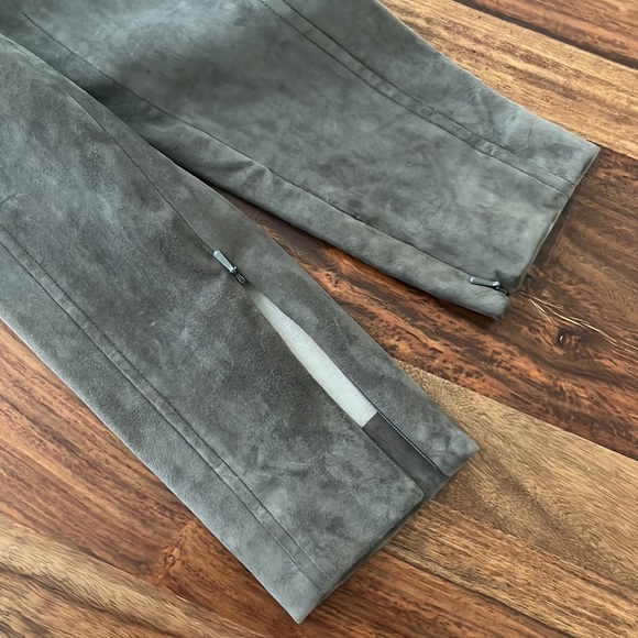 Ralph Lauren 100% Lamb Suede Skinny Pants Size Small - Picture 7 of 9